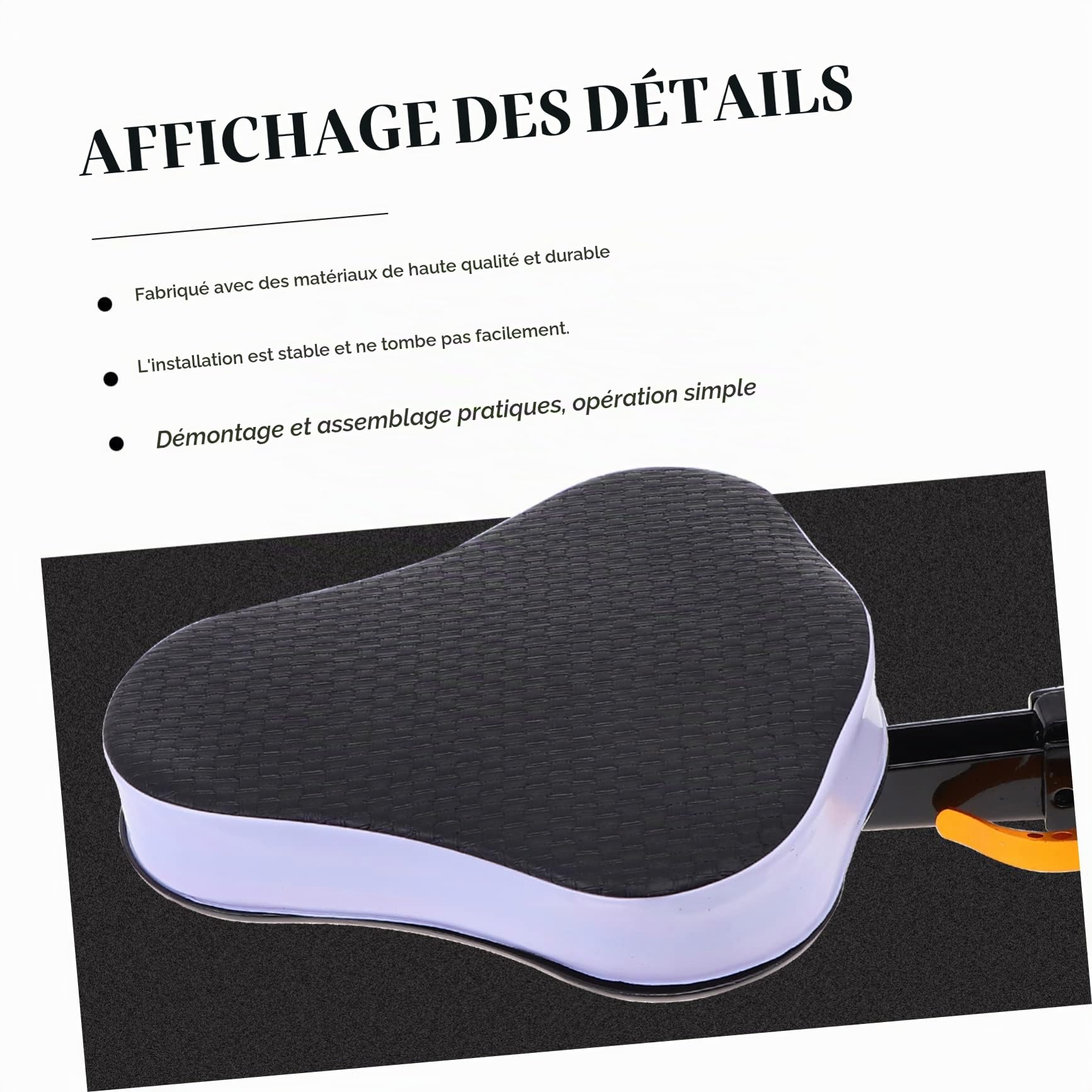 Hemobllo 1 Ensemble de des Enfants Confortable Ergonomique Selle Selle de vélo électrique pour Enfants vélos électriques pour vélos électriques éponge
