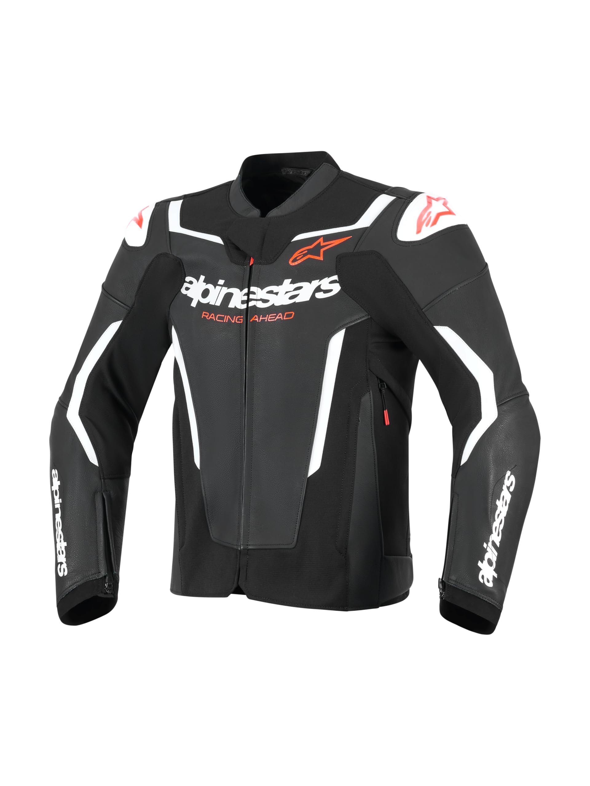 Alpinestars GP Force V2 Skórzana kurtka motocyklowa, czarny/biały, 48