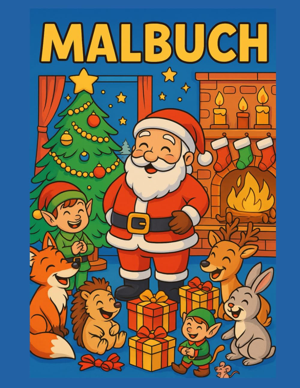 Zauberhafte Weihnachtszeit: Malspaß für Kinder