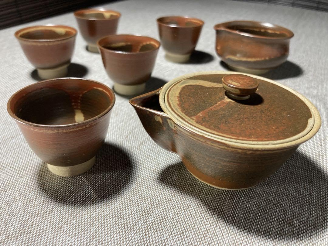 御煎茶道具　多分上野焼き2セット 御煎茶道具 多分上野焼き2セット 【公式通販】