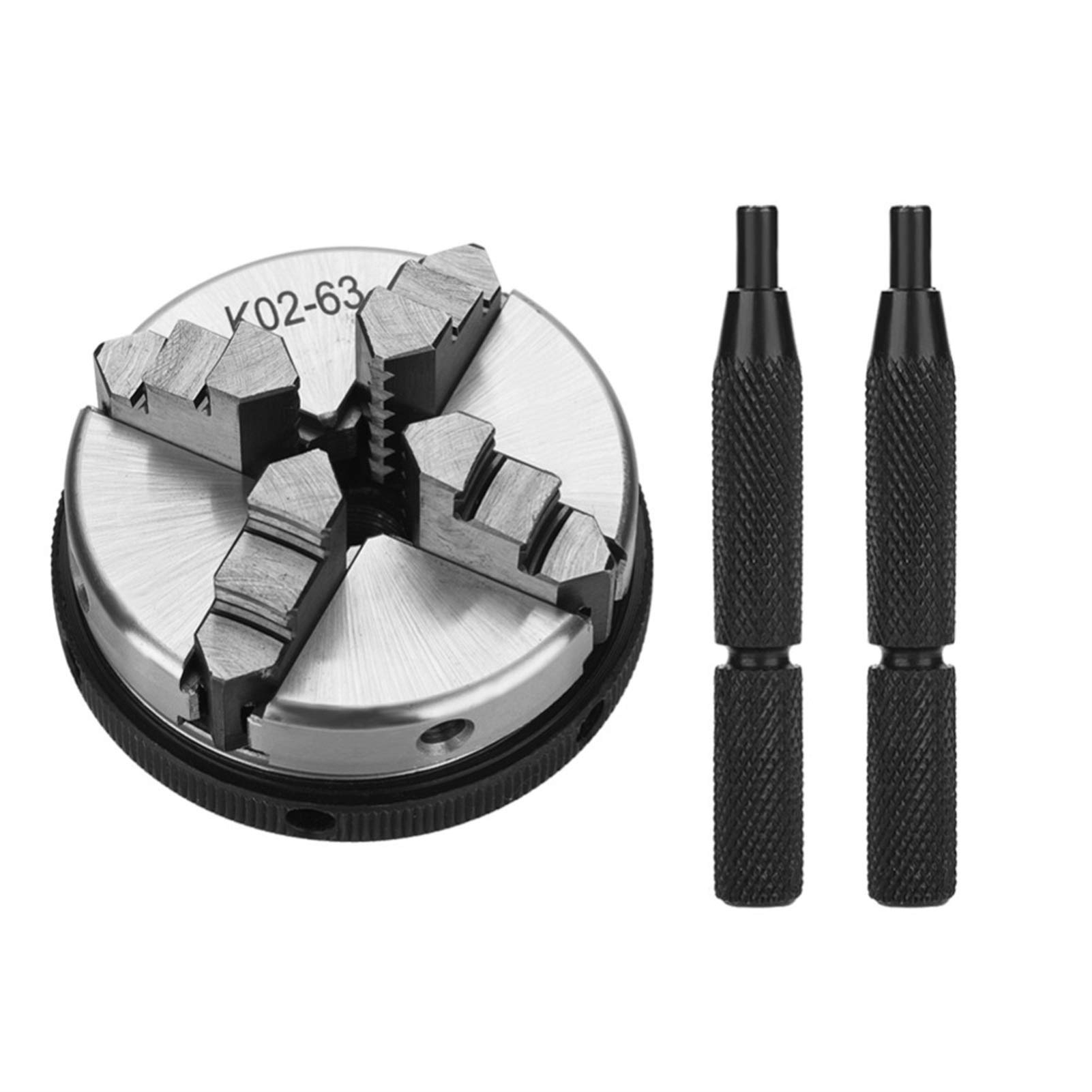 X Psblty One Color 4-Jaw K02-63 / M14 Metal Lathe Chuck Self-Centering For Woodworking Manual Parts Accessories Lathe Chuck
