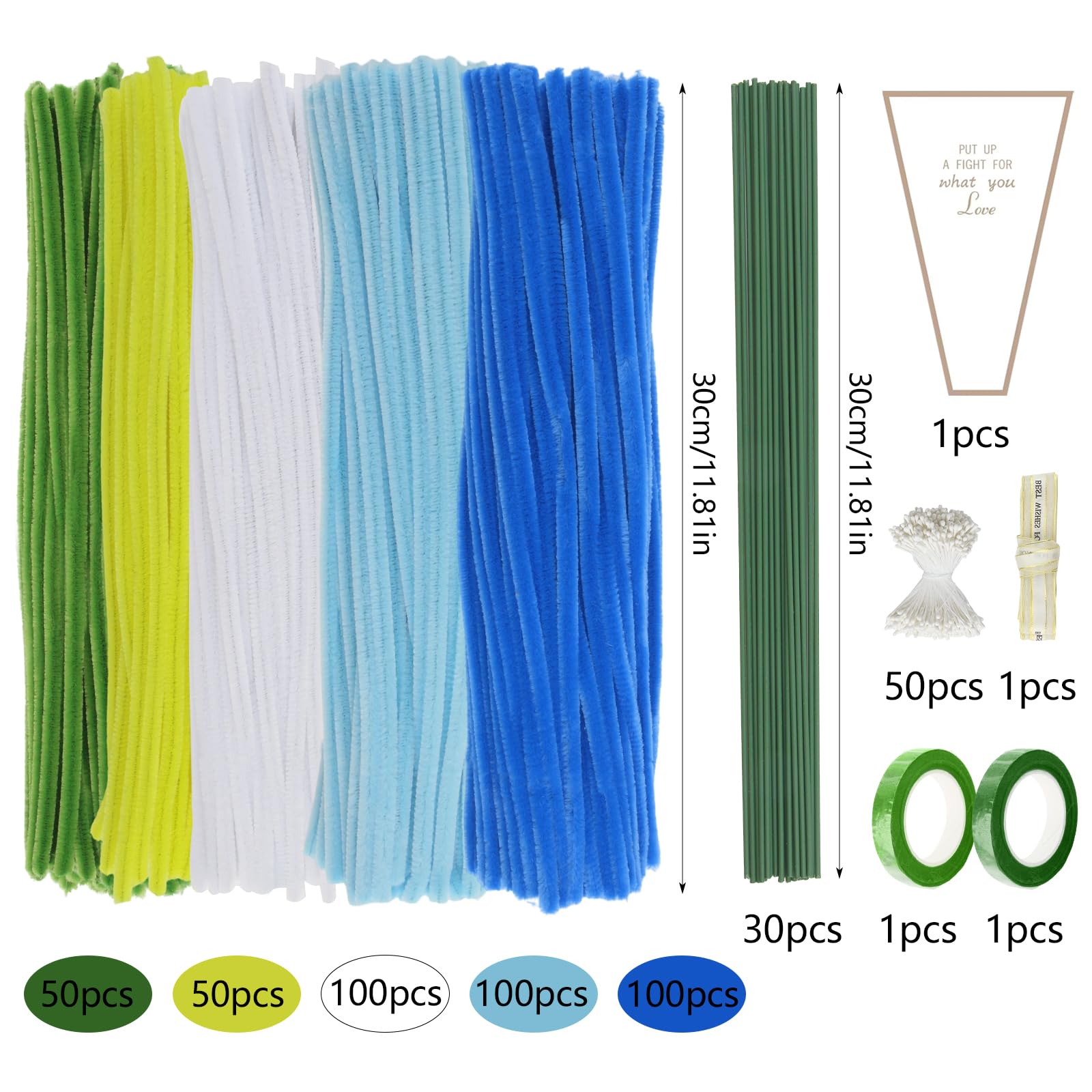 Cure-pipes Pour Fleurs En DIY DIY Bouquet Cure-pipe Kit DIY Fleurs En Cure-pipes Pour Fleurs En DIY DIY Bouquet Cure-pipe Kit DIY Fleurs En
