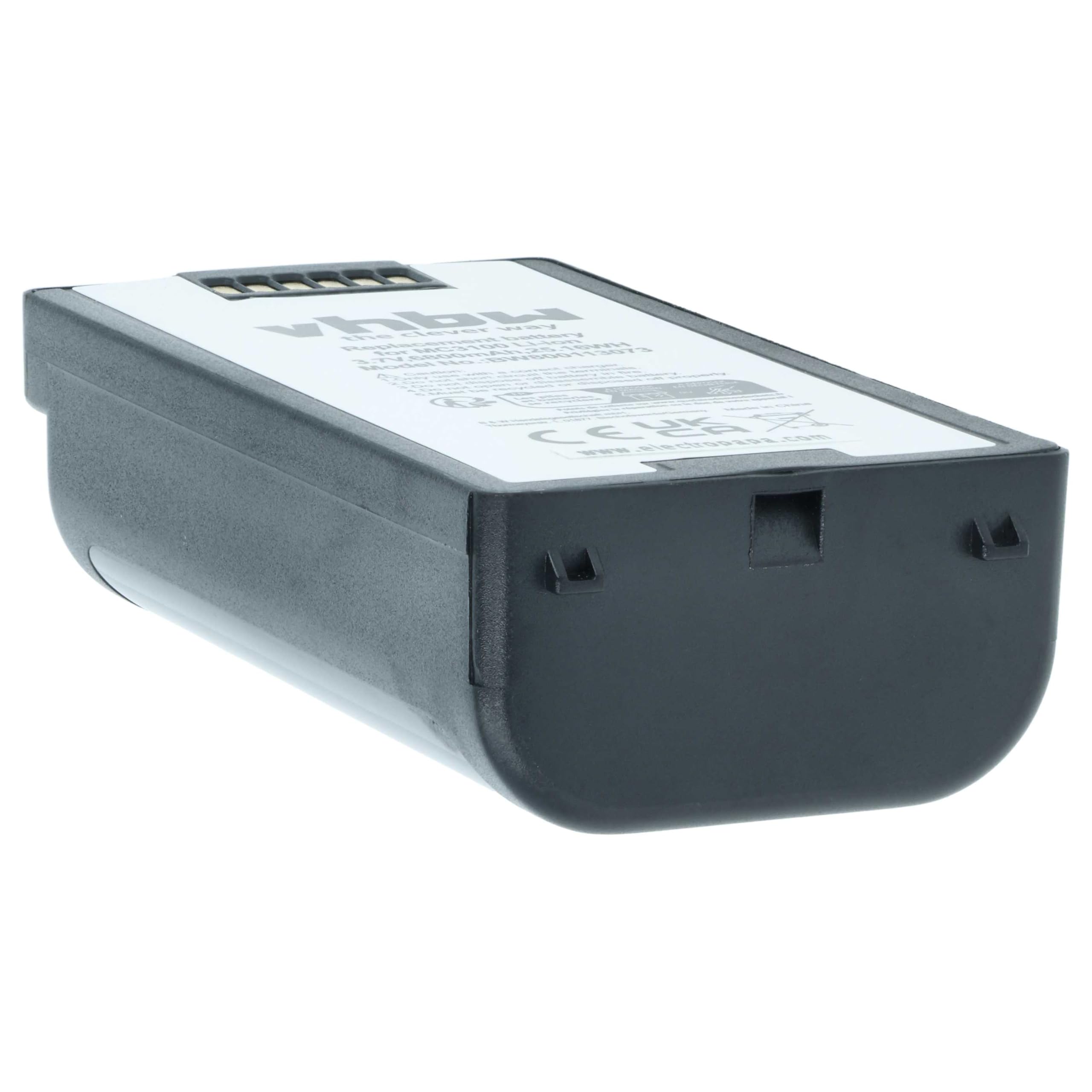 vhbw Batterie Compatible avec Symbol MC3190, MC3100, MC3190G, MC3190-G13H02E0, MC3190-GL4H04E0A Scanner de Code-Barre POS (6800mAh, 3,7V, Li-ION)