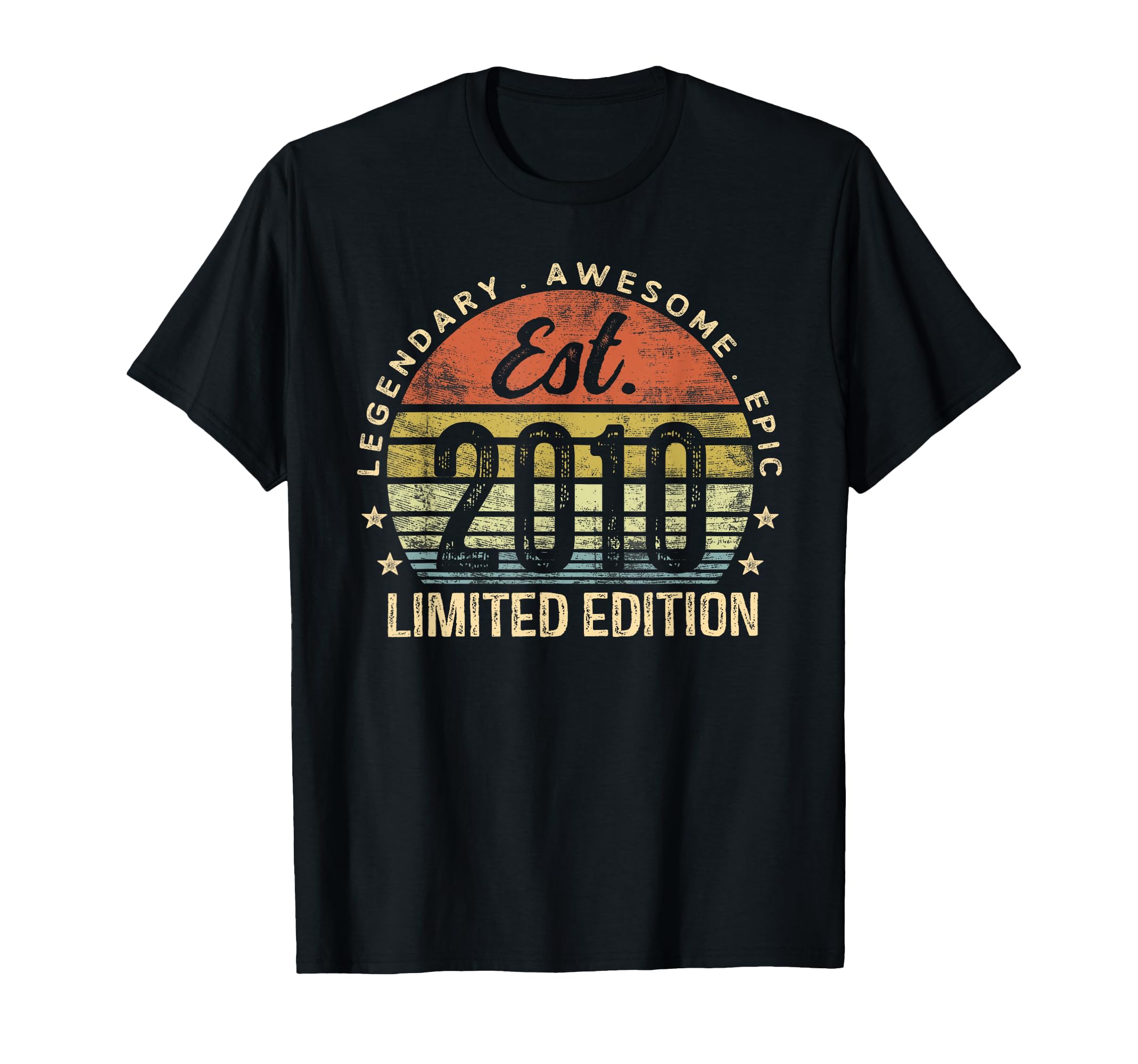 Est 2010 Limited Edition 16th Birthday Gifts 16 Year Old T-Shirt