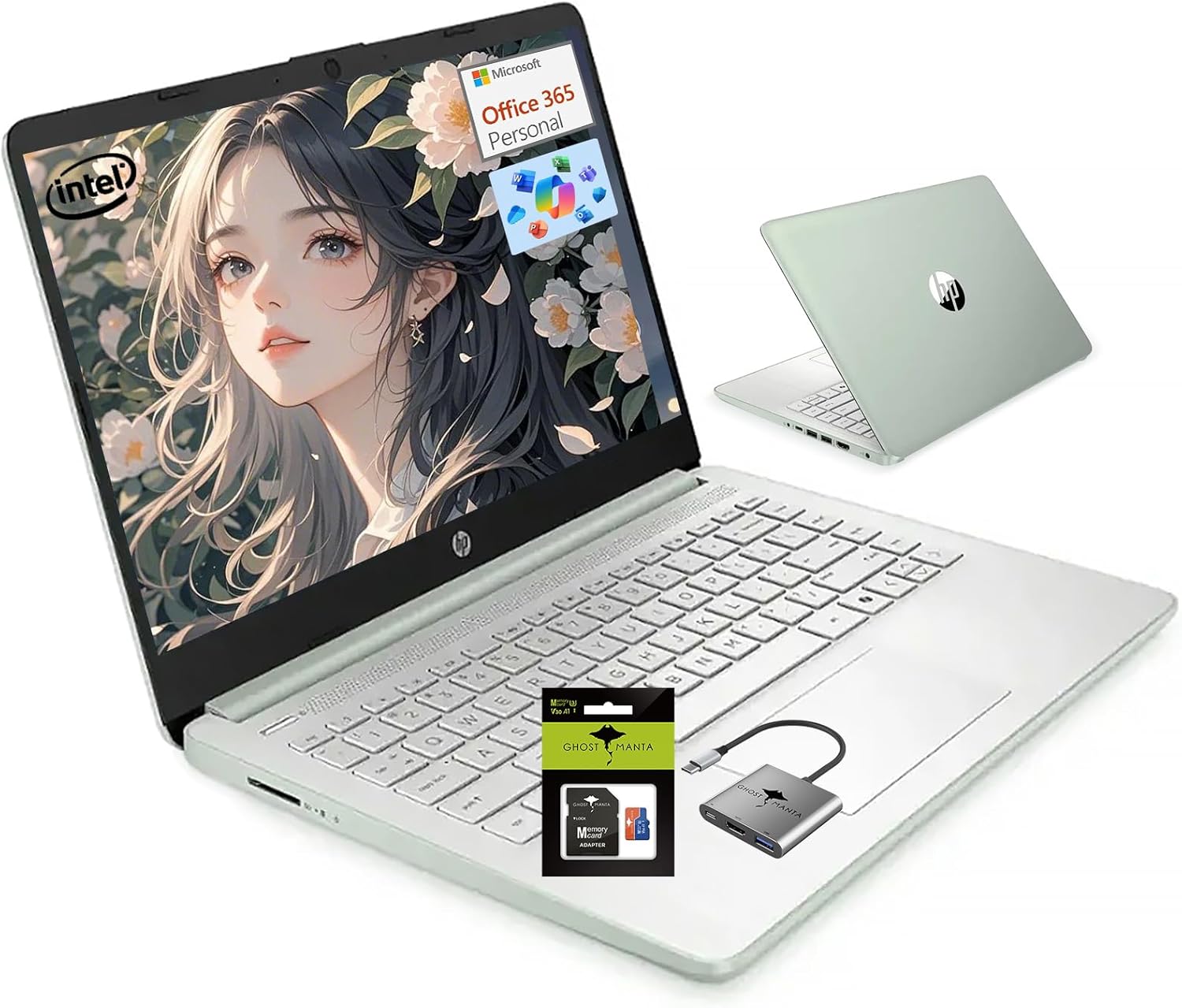 HP 14″ Laptop Computer, Quad-Core (Beat i3-1115G4), 16GB RAM 1.38TB Storage (128…