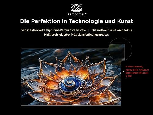 TCL 65Q8C 65 Zoll QD-Mini LED-Fernseher, 4K HDR Premium 4500, ZeroBorder™, Smart Google TV, CrystGlow WHVA-Panel, Audio von Bang & Olufsen, 144Hz Motion Clarity Pro, Dolby Vision IQ & Atmos - 5