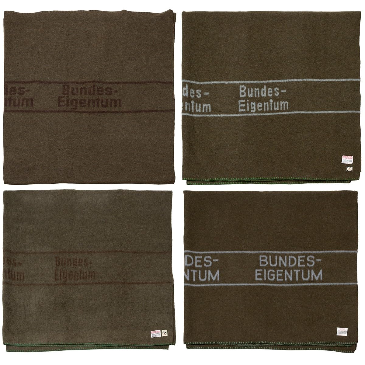 Original BW Decke, braun, ca. 210 x 200 cm, neuw., 632243