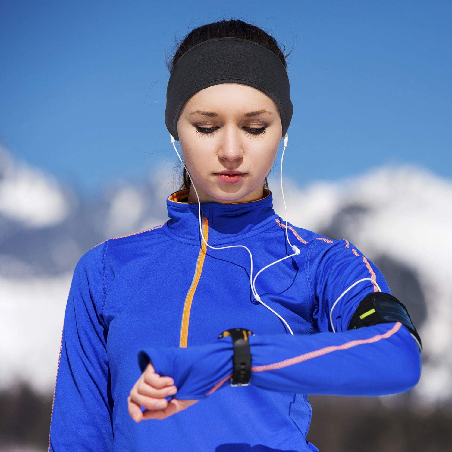 Obacle Headbands Ear Warmer for Winter Cold Weather Ear Warming Headband Non Slip Soft Comfortable for Women Men Youth Unisex Running Ski Outdoor Sports