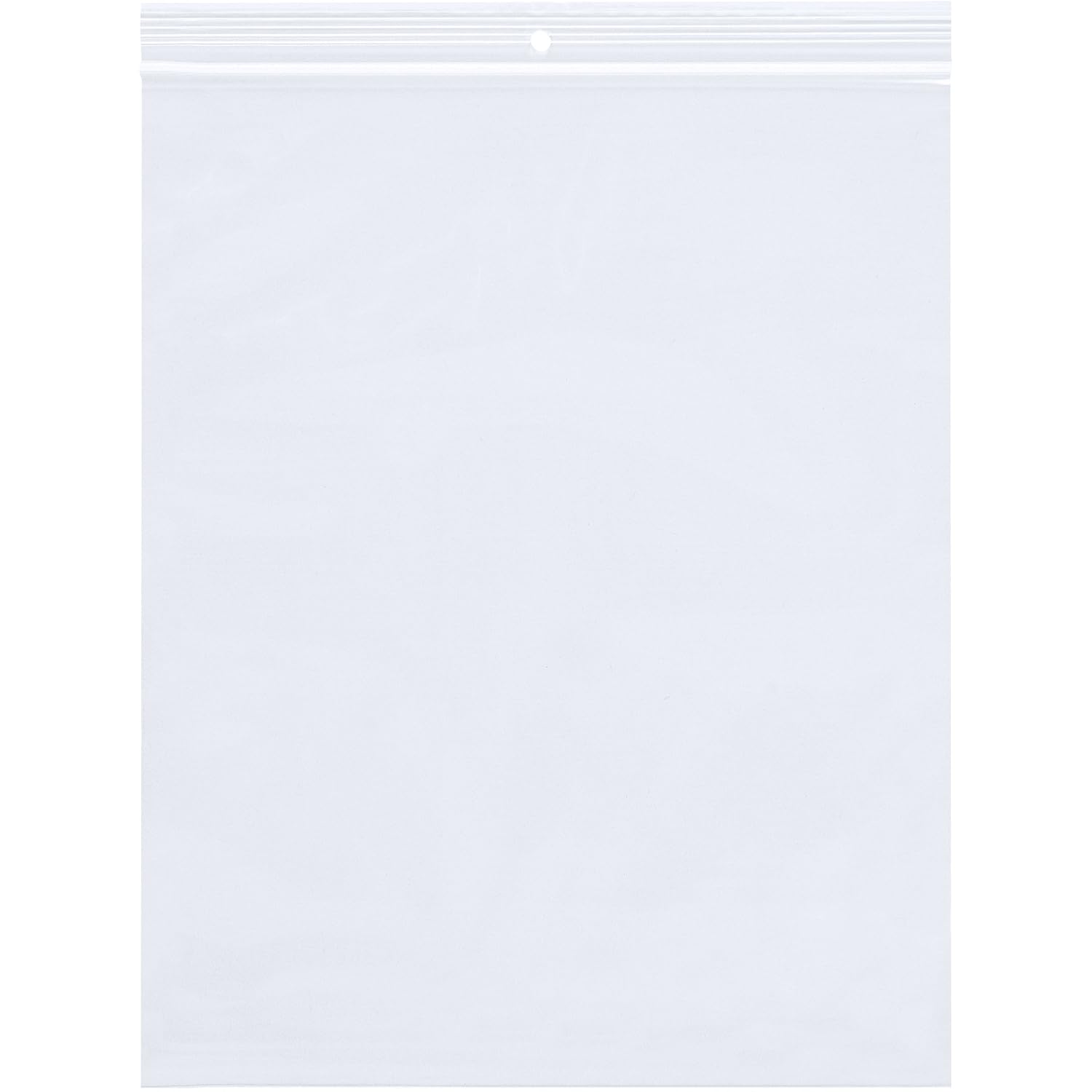 Poly Bag Guy 6" x 10", 2 Mil (1000/Case) Zipper Reclosable Plastic Poly Bags with Hang Hole