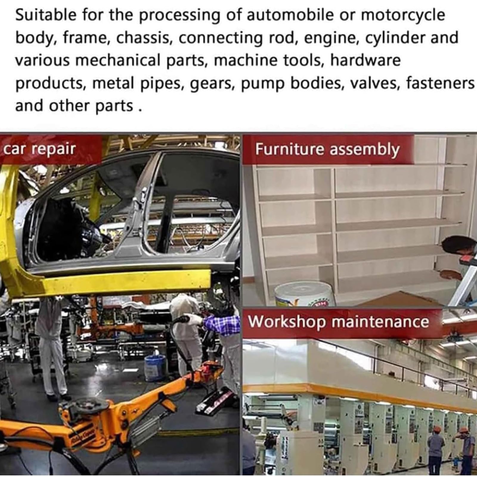 MObyat Maschiatrice Portatile, Maschiatrice Pneumatica con Testa Autobloccante E 6 Mandrini, Alta Precisione, Bassa Rumorosità, velocità Costante, Rinforza Il Materiale, per Plastica, Alluminio
