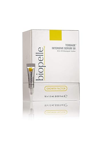 Biopelle Tensage Growth Factor Intensive Serum 50, suero facial con índice de biorepar SCA 50, 10 unidades