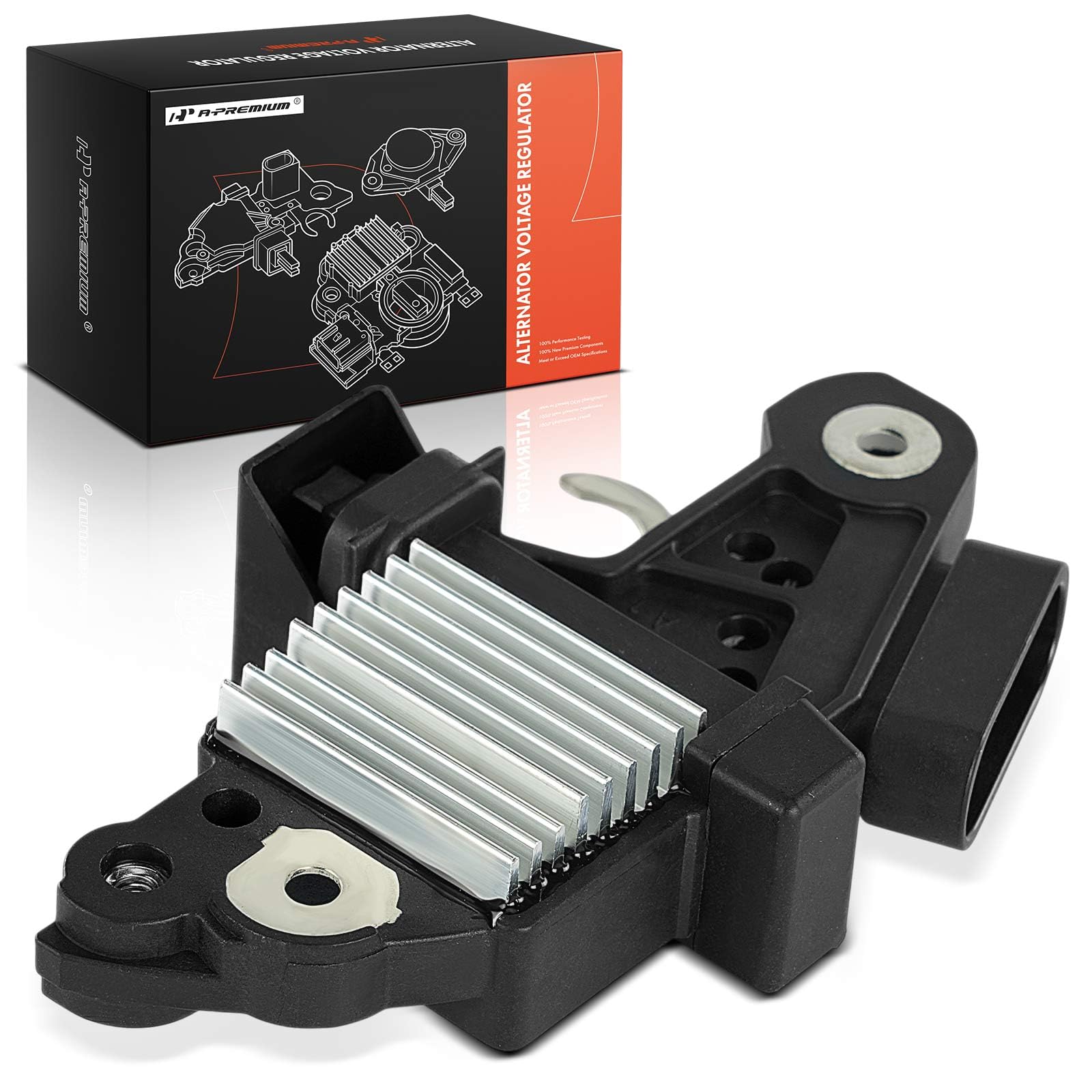 A-Premium 14.70V Alternator Voltage Regulator Compatible with Chevrolet Silverado 1500 HD/2500 HD/2500 HD Classic/3500, Express 1500/2500/3500/4500 & GMC Savana 1500/2500/3500/4500-image-4