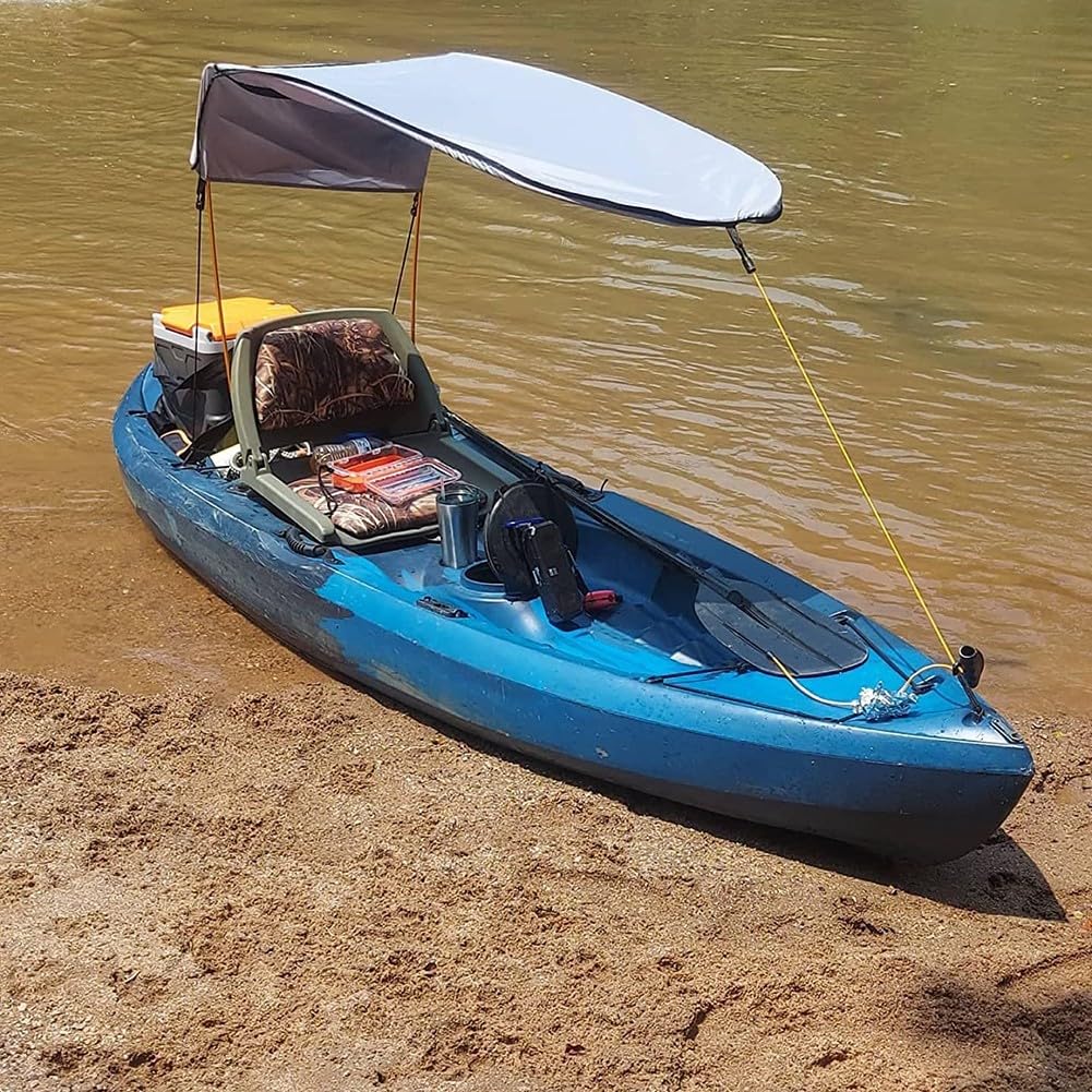 Tendalino Parasole per Kayak, Tettoia Parasole per Canotti, copertura superiore per singola persona, in tessuto Oxford compatto, per sport acquatici all'aperto, accessori KAYAK per San