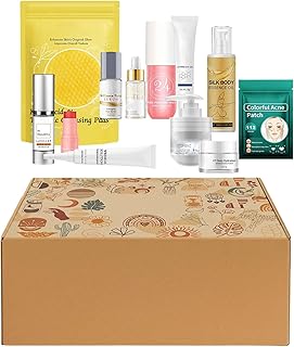Gesichtspflege-Set – Reinigendes, straffendes und feuchtigkeitsspendendes Set, komplette Gesichtspflege-Kollektion mit pflegender Formel, perfektes Geburtstagsgeschenk, Partygeschenk oder