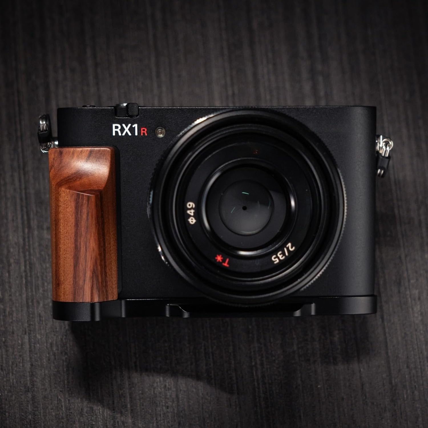 Wood Hand Grip L Plate Aluminum Alloy Base for RX1R3 RX1R III Camera (Desert Ironwood)