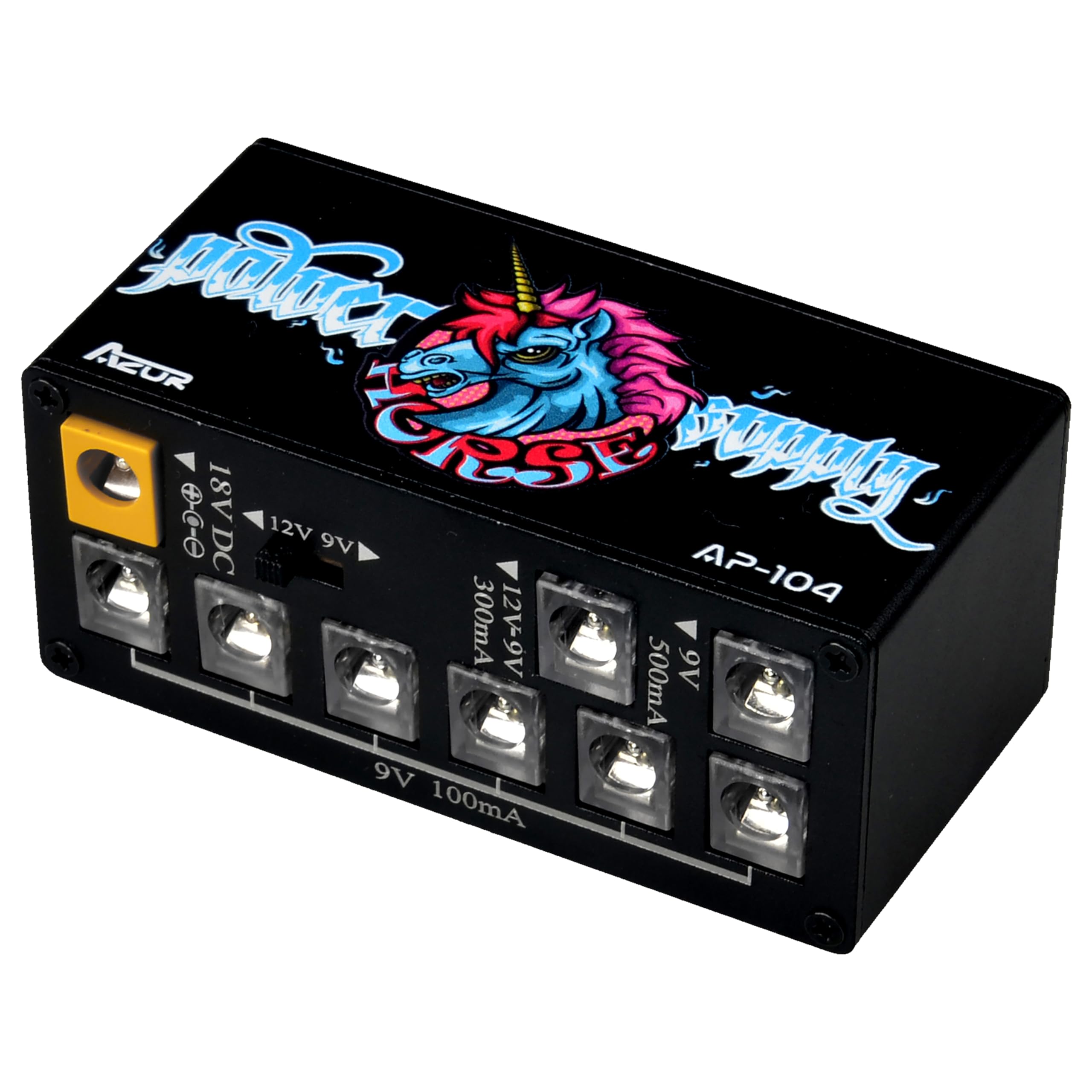 Amazon.com: AZOR AP-104 Pedal Power Supply 8 DC Outputs Mini