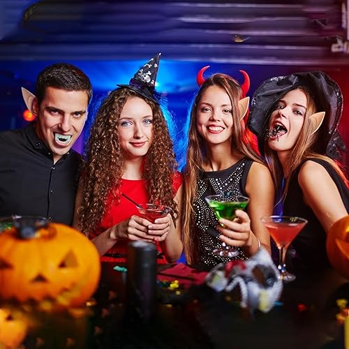 Miniatura 4 de Aster Orejas de elfo para cosplay, orejas de elfo para fiesta, disfraces, disfraces, disfraces, disfraces, disfraces, Halloween, Navidad, vampiro,