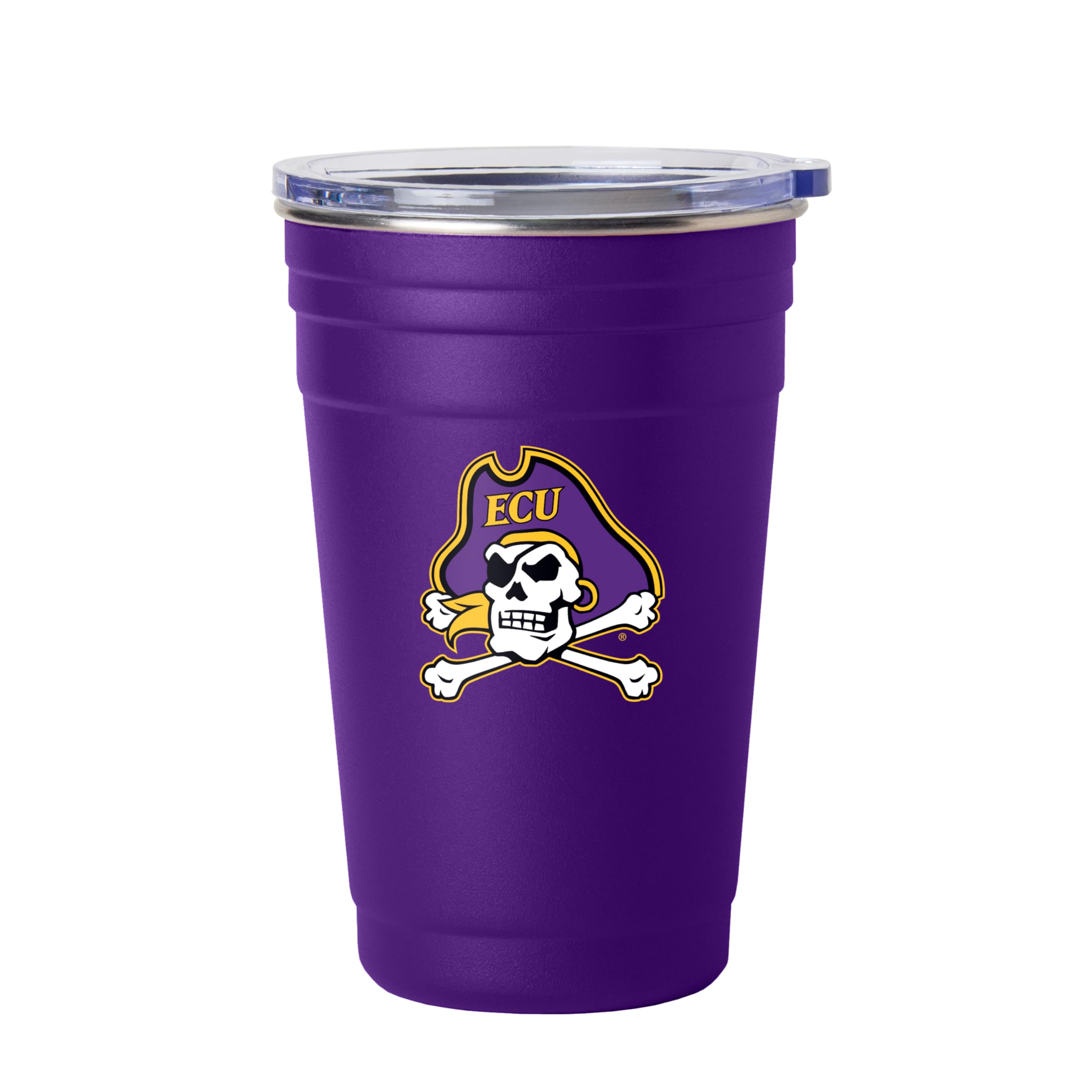 Logo Brands NCAA 22 oz Stainless Steel Tailgate Cup -Double Wall Vacuum-Sealed Durable For Hot &amp; Cold Drinks, Perfect for Gameday &amp; Tailgating
