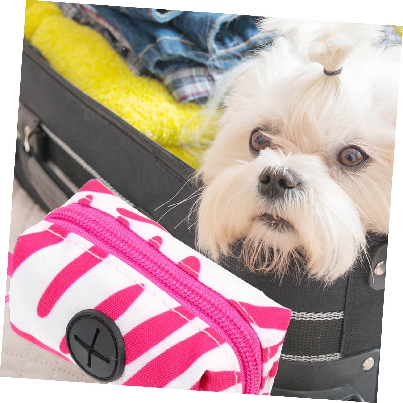 Sosoport 5 Uds Bolsa Para Excrementos De Perro Bolsa De Almacenamiento Bolsa Para Excrementos De Perro Para Correa Contenedor De Bolsa Para Excrementos Bolsa De Basura Para Perros Soporte