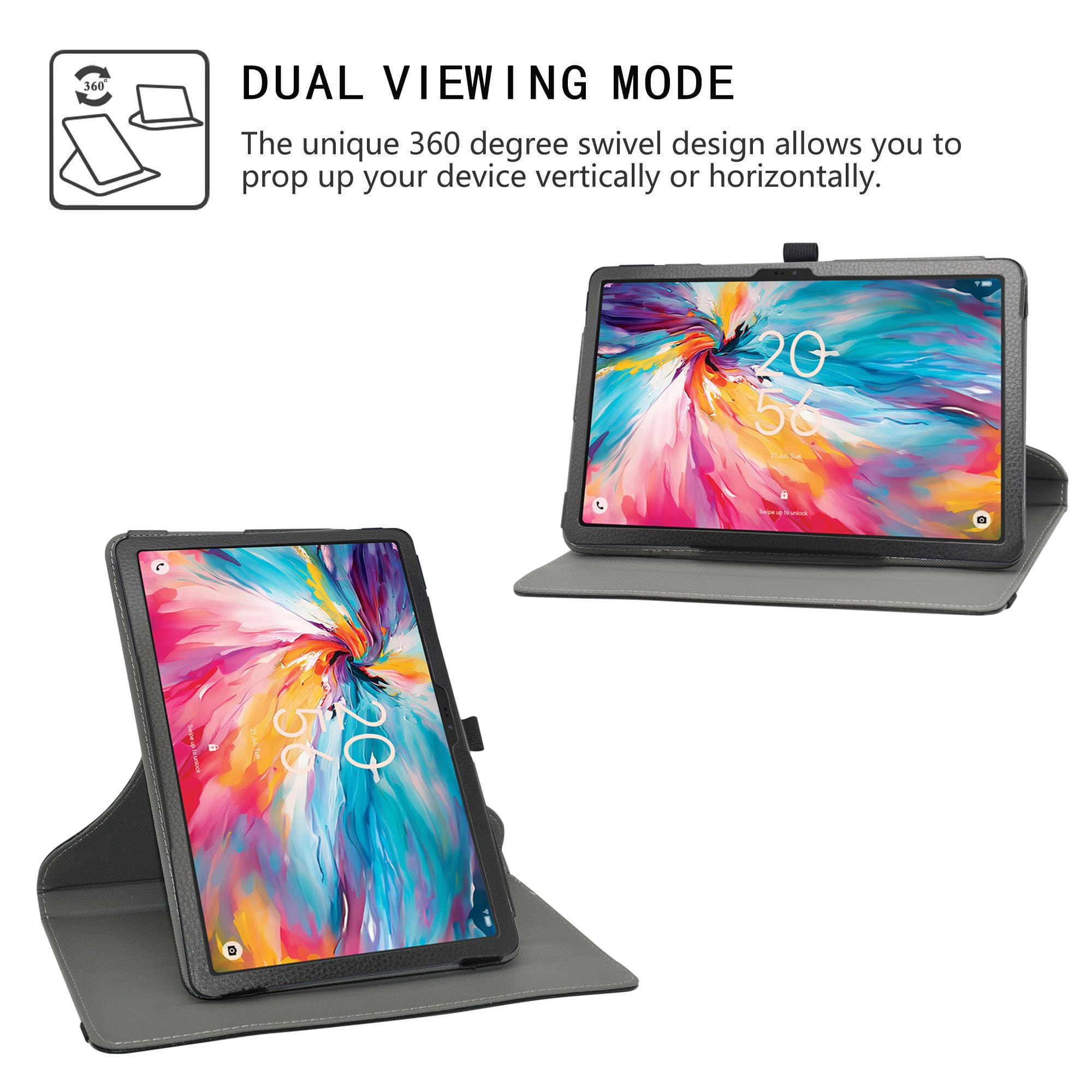 Amazon.co.jp: JRTAL TCL TAB 10 NXTPAPER 5G ケース 9199S、360度回転