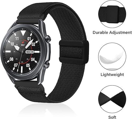 Miniatura 2 de Lzwldan Paquete de 3 correas de reloj de 0.866 pulgadas compatibles con Samsung Galaxy Watch 3 de 1.772 pulgadasGalaxy Watch 1.811 pulgadasGear S3