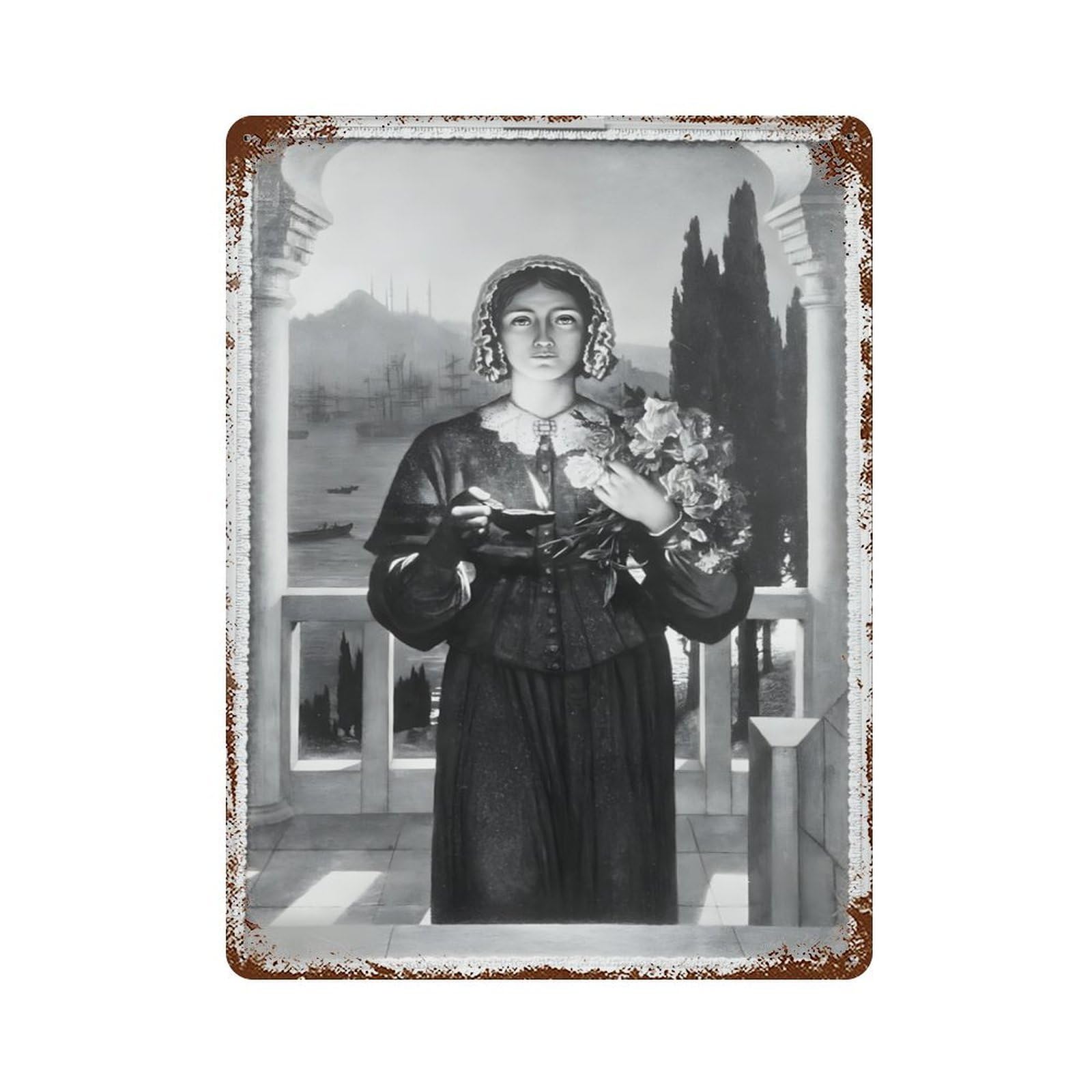 xiaoxiaoshen Florence Nightingale (43) Wall Decor Art Metal Tin Poster Modern Home Decor Art Home Bar Shop Decorations Vintage Sign 40x30cm