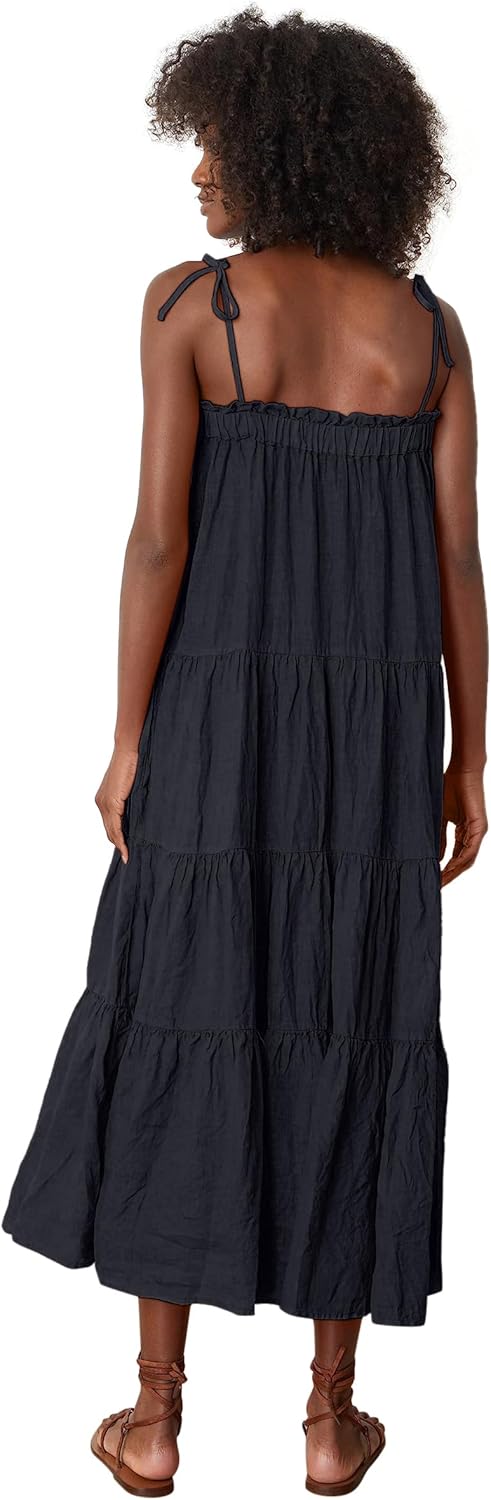 Velvet by Graham & Spencer Women's Charlie Woven Linen Dress - Image 4