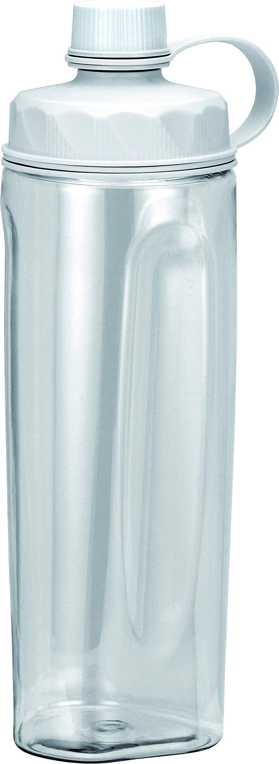 MPM MBL-22 Mini Frullatore Good To Go, Frullatore per Frullati e Smoothie, 2 Bottiglie Portatili, 0,6 litri, senza BPA, 2 Velocità, Lame in Acciaio Inossidabile, 350W, Bianco/Grigio