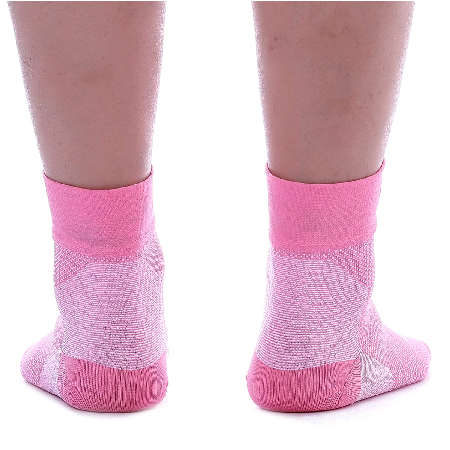 Doc Miller足足首圧縮スリーブサポート痛み緩和、アキレス腱炎、神経障害 - 女性&amp;男性用ナノソックス つま先なしソッ