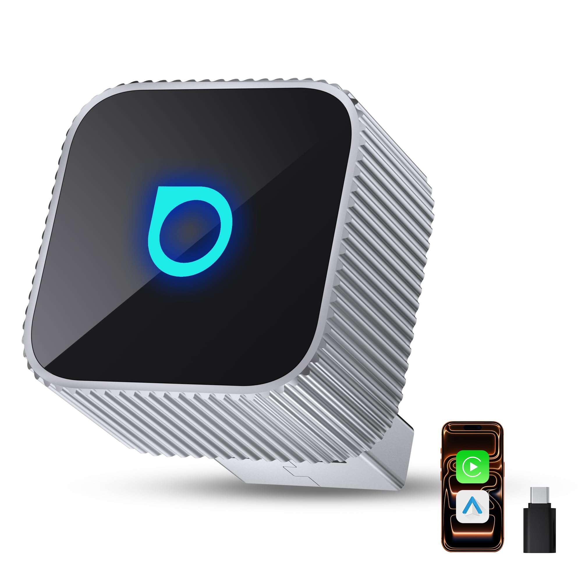 OTTOCAST Mini Cube Wireless CarPlay Adapter & Android Auto Adapter