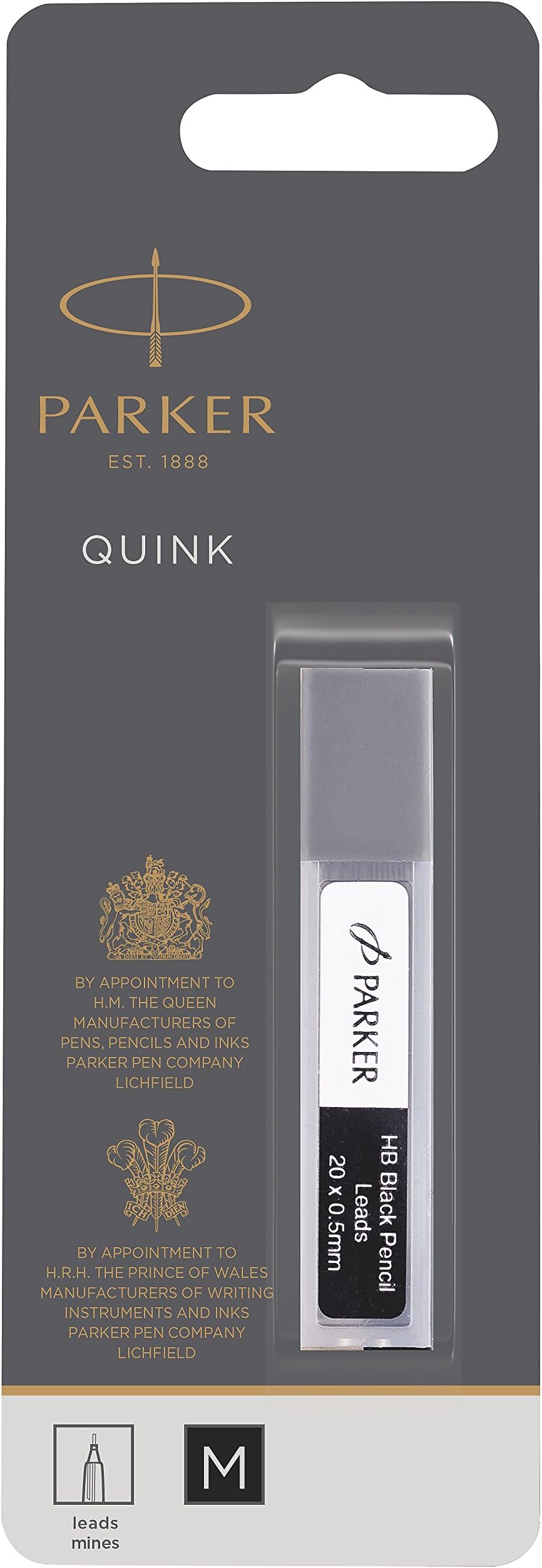 PARKER QUINK Mechanical Pencil Lead Refills, 0.5mm, 20 Count Amazon