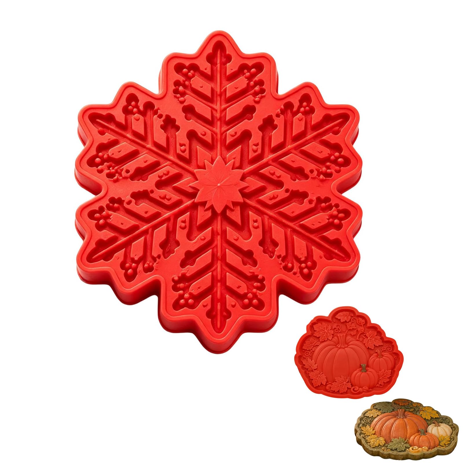 Molde de piedra para jardín, molde reutilizable de silicona para adoquines de hormigón, herramienta de fundición de caminos DIY de 15,7 pulgadas, decoración de césped de patio，#E