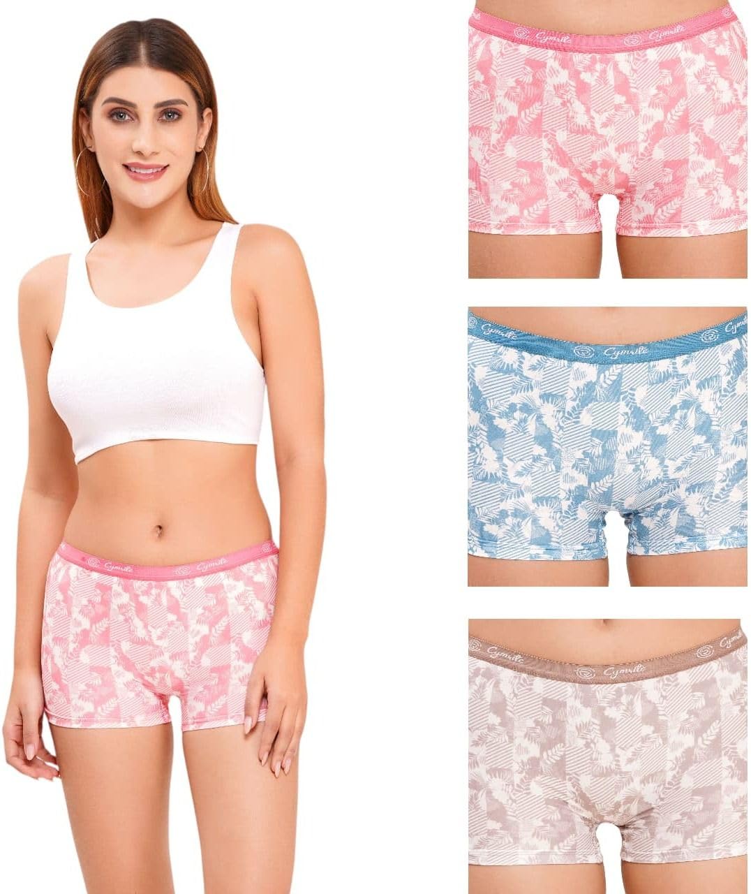 cymrite Women’s Cotton Panties Soft Breathable Mid Rise Multicolour Everyday Comfort InnerUse_Pack of 3_-picture-24