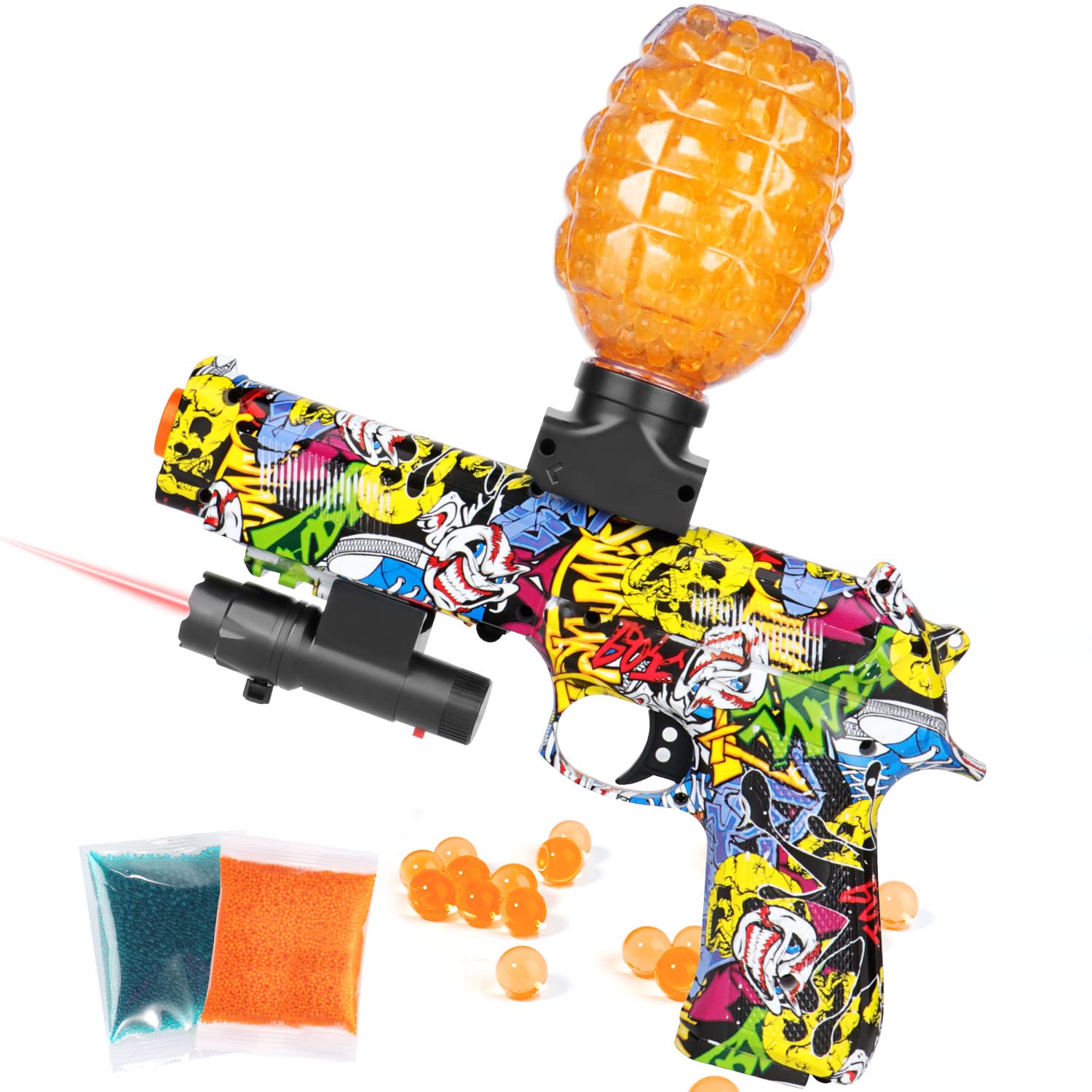 Buy Gel Blaster Gun JFIEEI Full Auto Gel Ball Blaster with 10000 Gel