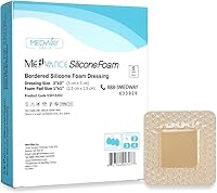 Vista 12 de MedVance TM Silicone – Tamaño del apósito de espuma adhesiva de silicona con bordes, 6 x 6 pulgadas (almohadilla de 4.1 x 4.1 pulgadas), caja de 5