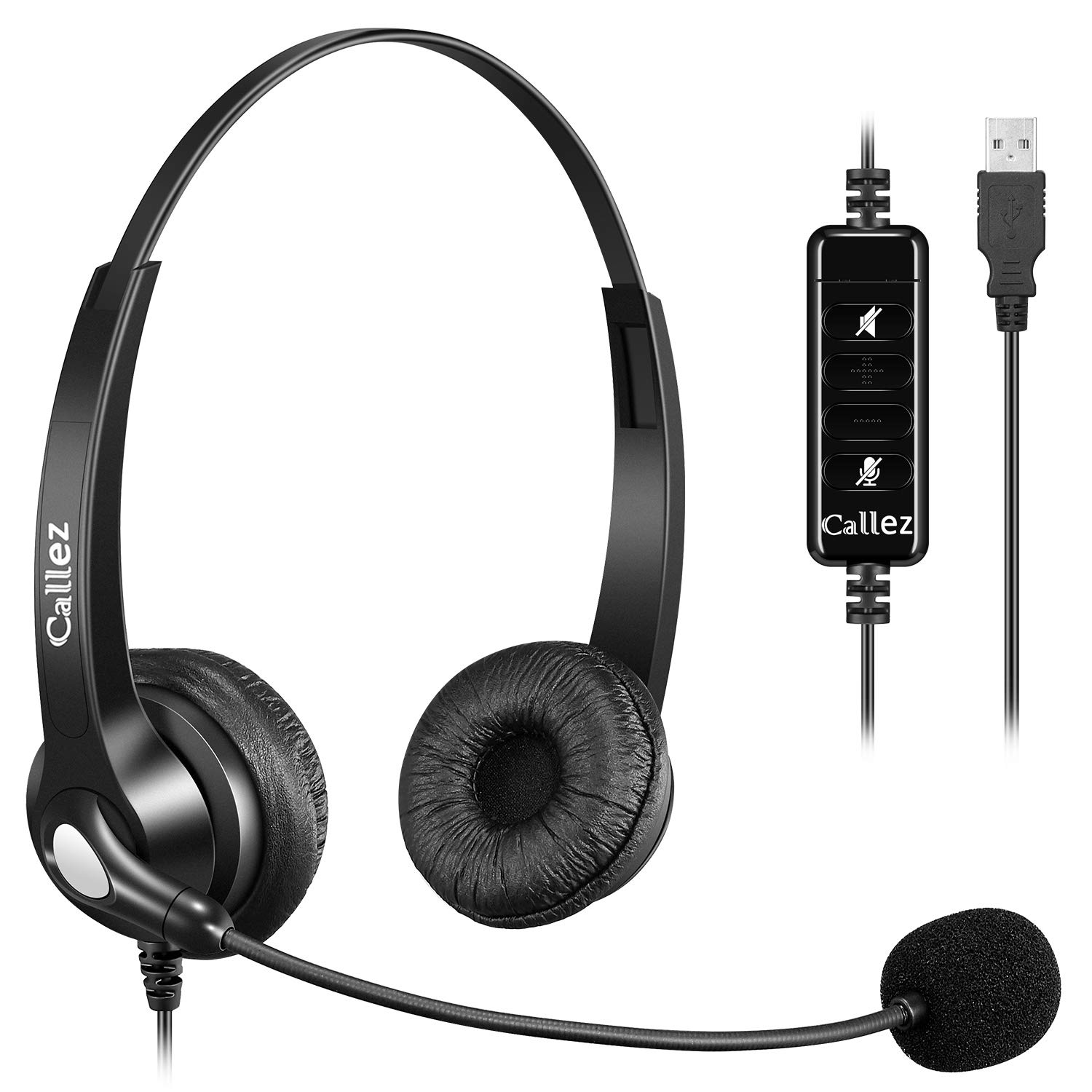 Cuffie Nearity HP20 Con Microfono Cancellazione Rumore – USB/Type-C Per PC, Laptop, Ufficio E Smart Working