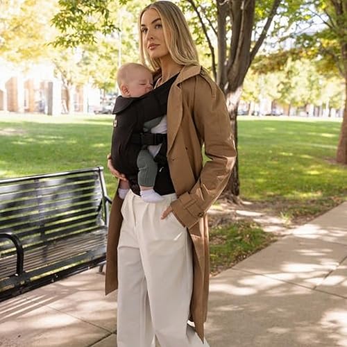 Miniatura 2 de Tushbaby Portabebés de perlas  Envoltura ergonómica para recién nacidos de 8 a 20 libras  Portabebés manos libres con almacenamiento, soporte para