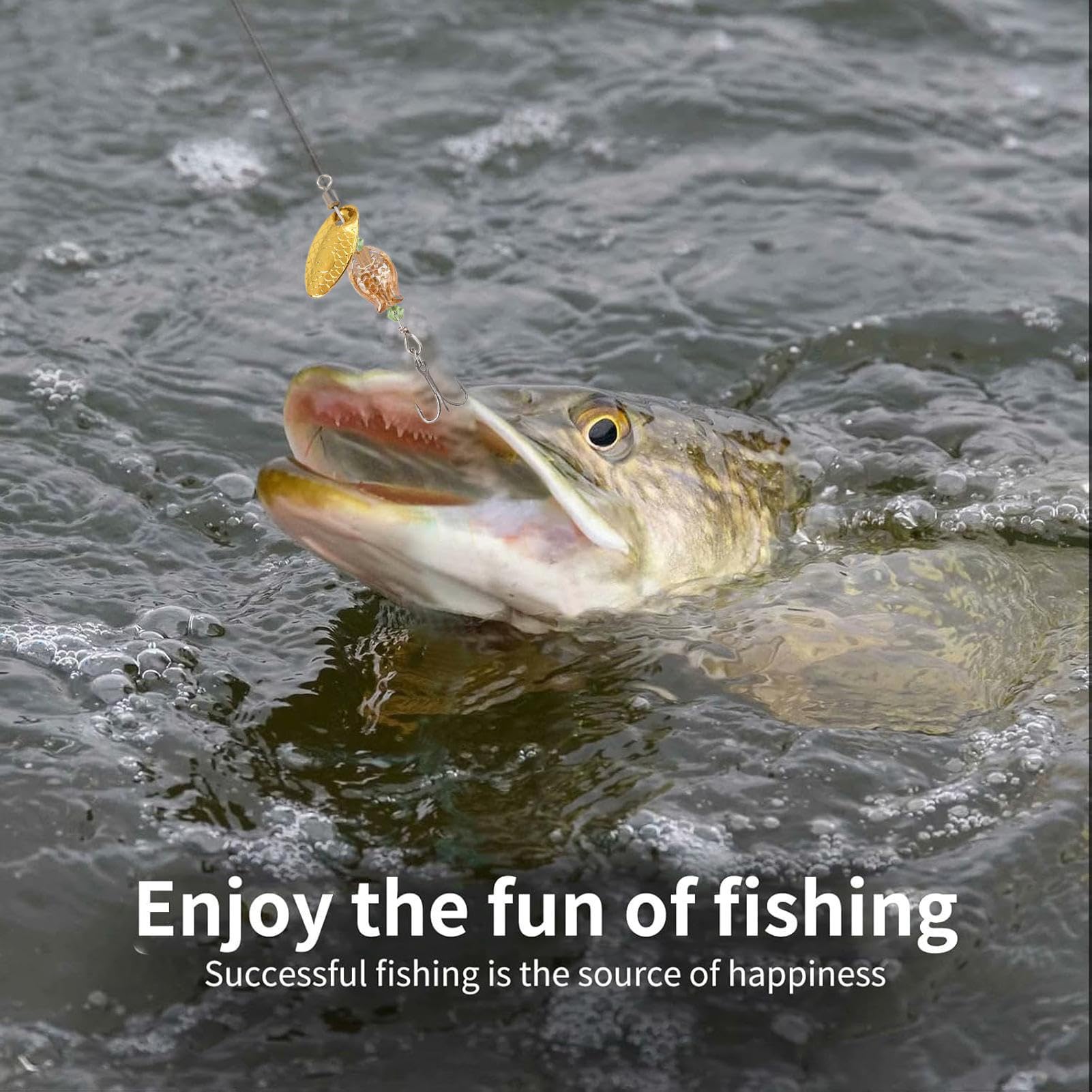 Esche Da Pesca Spinner Bait 5 Pezzi Ami Esca Simulata | Esche Artificiali Per La Pesca Al Bass 5 Pezzi Per Acqua Salata E , Campeggio, Outdoor, Uomo, Marito, Papà, Pescatori E