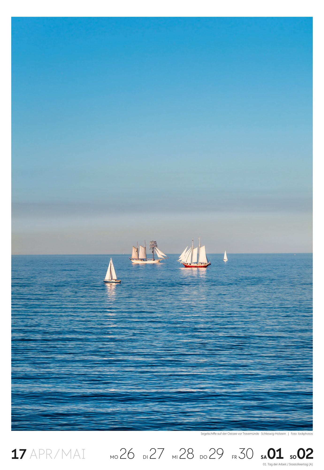 Küste Wochenkalender 2027: Meeres-Kalender mit 53 großformatigen Bildern im Hochformat (29x42 cm) | Strände der Ostsee und Nordsee in Deutschland