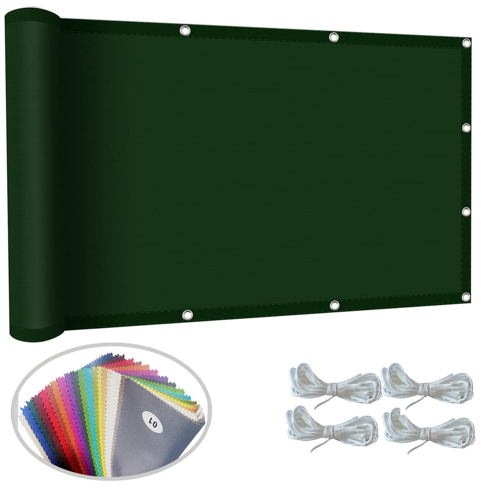 Voile ombrage rectangulaire étanche 3x3m protection UV toile jardin polyester