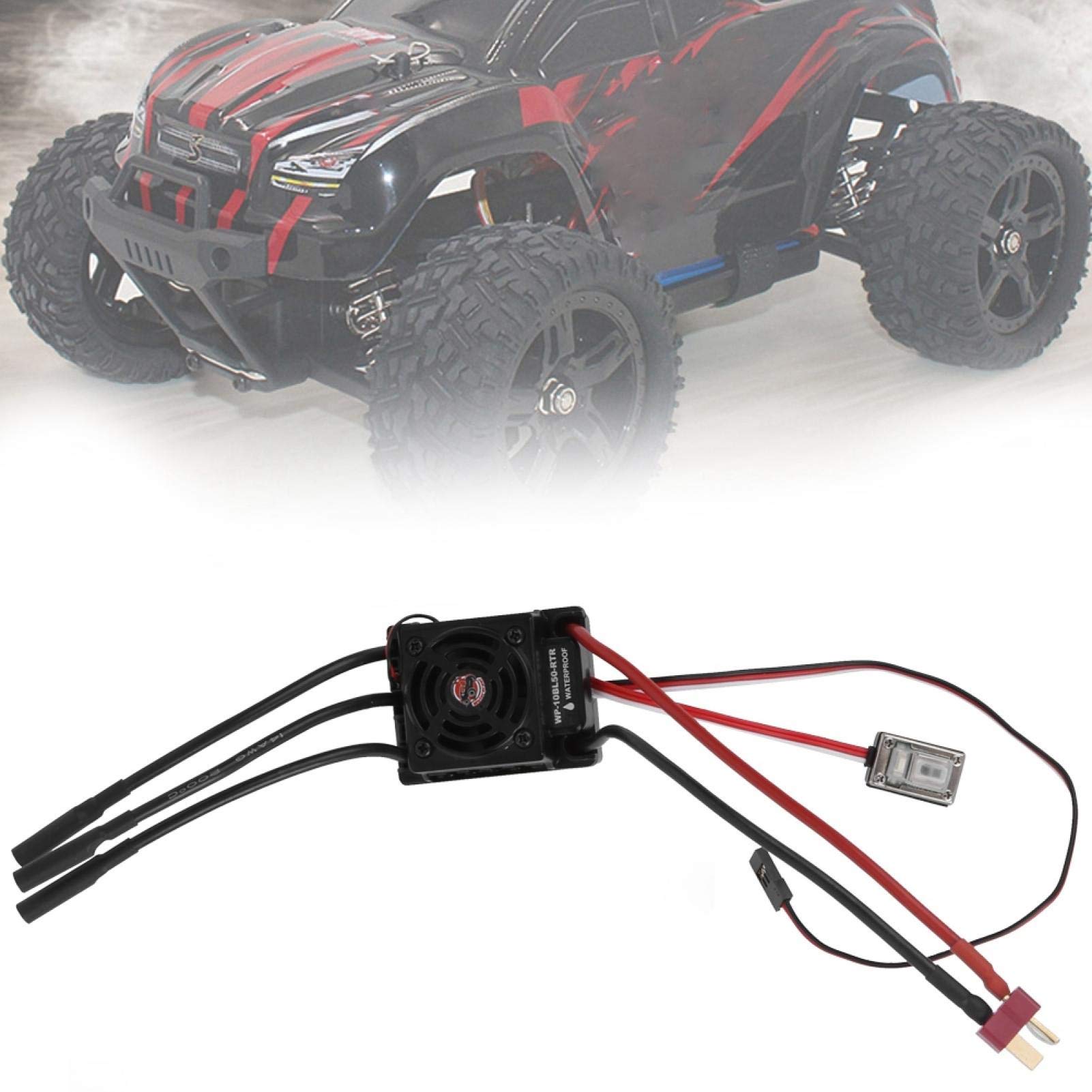 Demeras ESC Brushless 50A/300A Impermeabile RC Auto ESC Regolatore di velocità elettronico adatto per REMO RC Car 1035 1073-SJ 1093-ST 1071-SJ