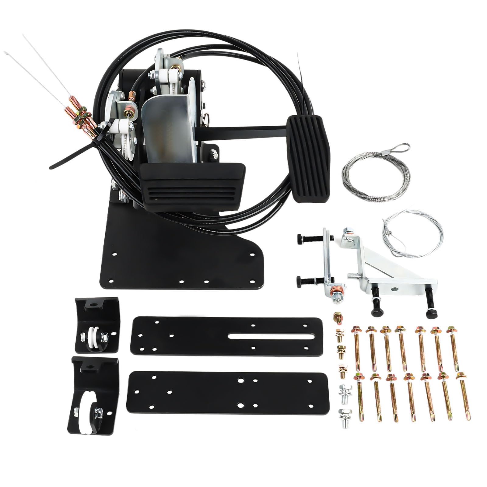 right hand drive conversion kit, acar-b7d universal gas and brake dual control pedal for driver training