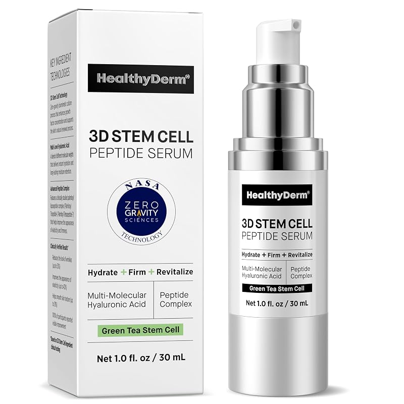 Sérum facial HealthyDerm com peptídeos Matrixyl 3000 e ácido hialurônico