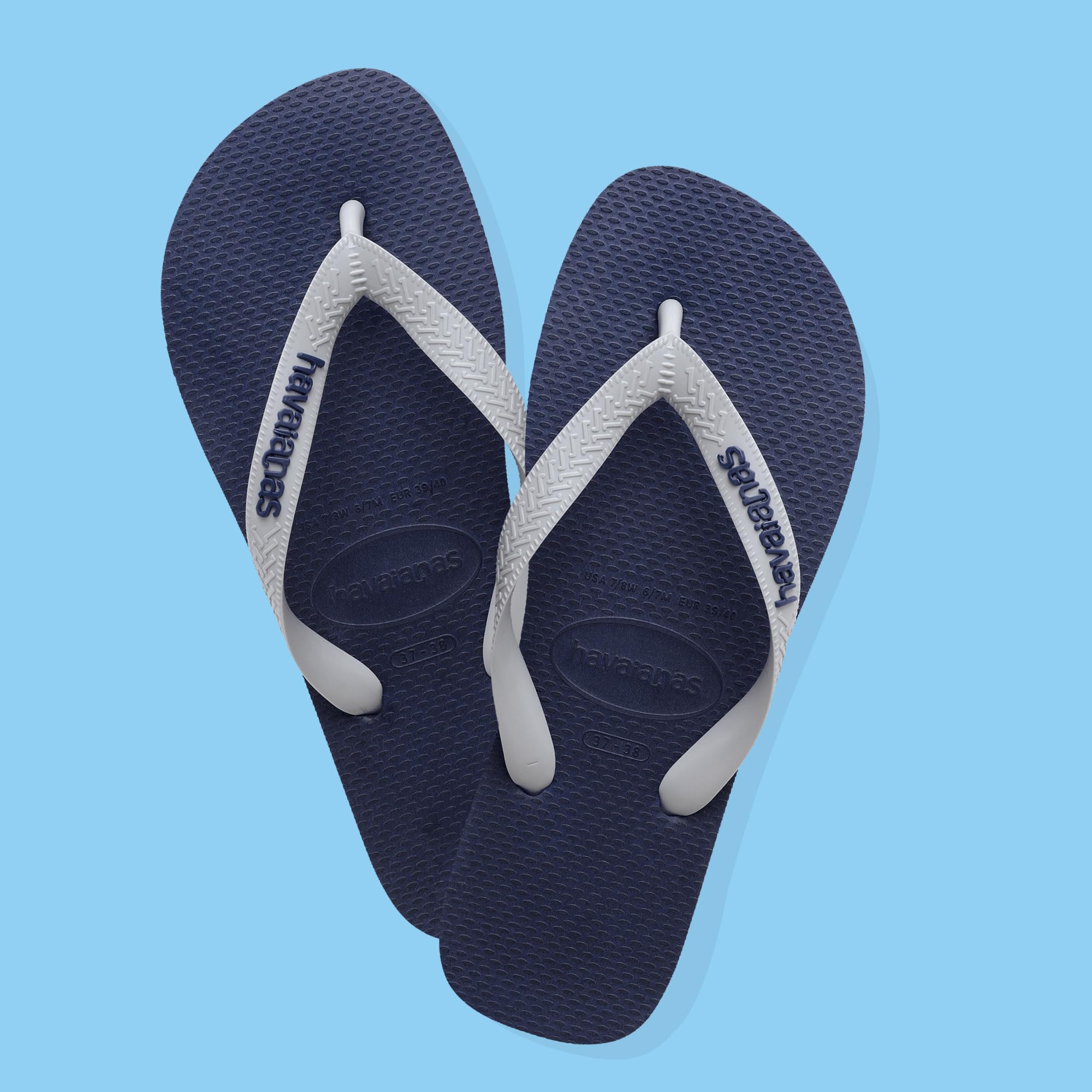 Havaianas - Top Logo Pop Up, Infradito Comode, Eleganti E Versatili, Basate Sul Modello Top, Strisce Con Logo Appariscente, Suola Antiscivolo, Unisex Adulti