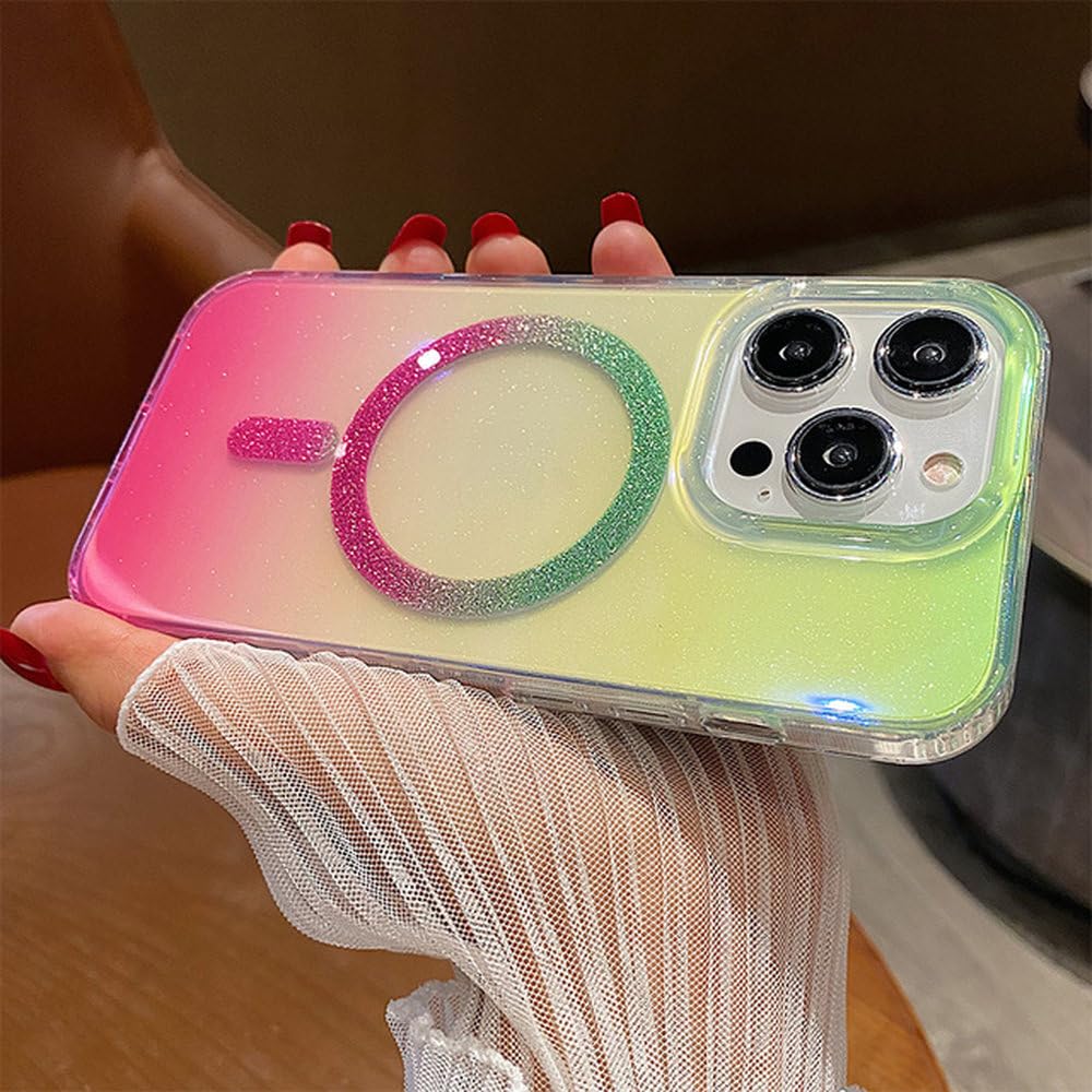 Coque paillettes iPhone 14 Pro incassable, résout les rayures avec son acrylique transparent
