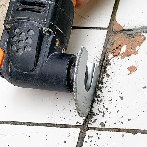 Miniatura 4 de Cuchillas oscilantes para herramientas oscilantes para eliminación de lechada, mortero de azulejos, mampostería de hormigón, multiherramienta