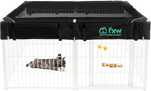 Miniatura 8 de FXW HomePlus - Corralito para perros diseñado para uso en interiores, 24 pulgadas de altura para cachorros y perros pequeños Pendiente de patente