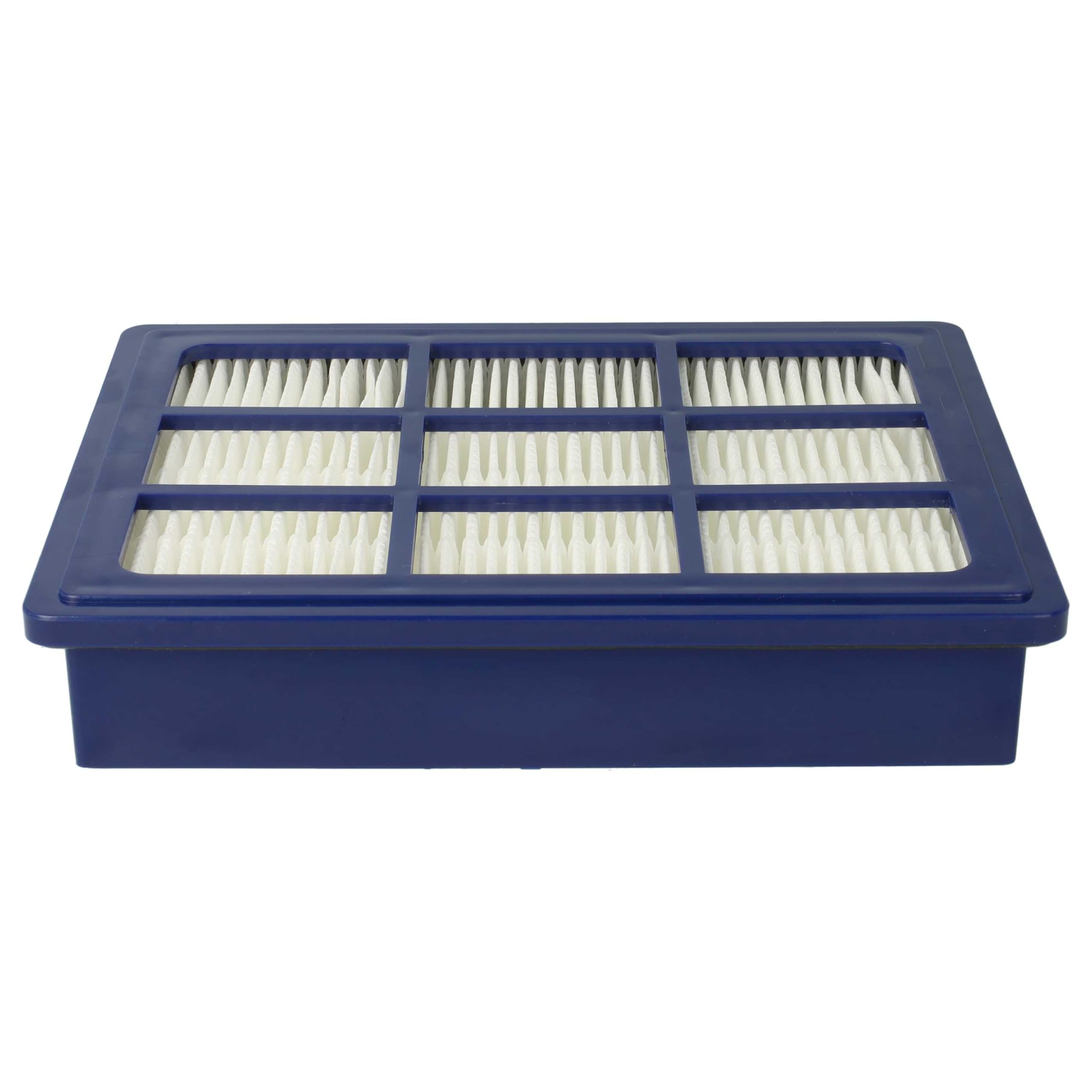 vhbw 10x Filtro compatible con Grundig VCC 9450 A Bodyguard aspiradora - filtro Hepa azul blanco