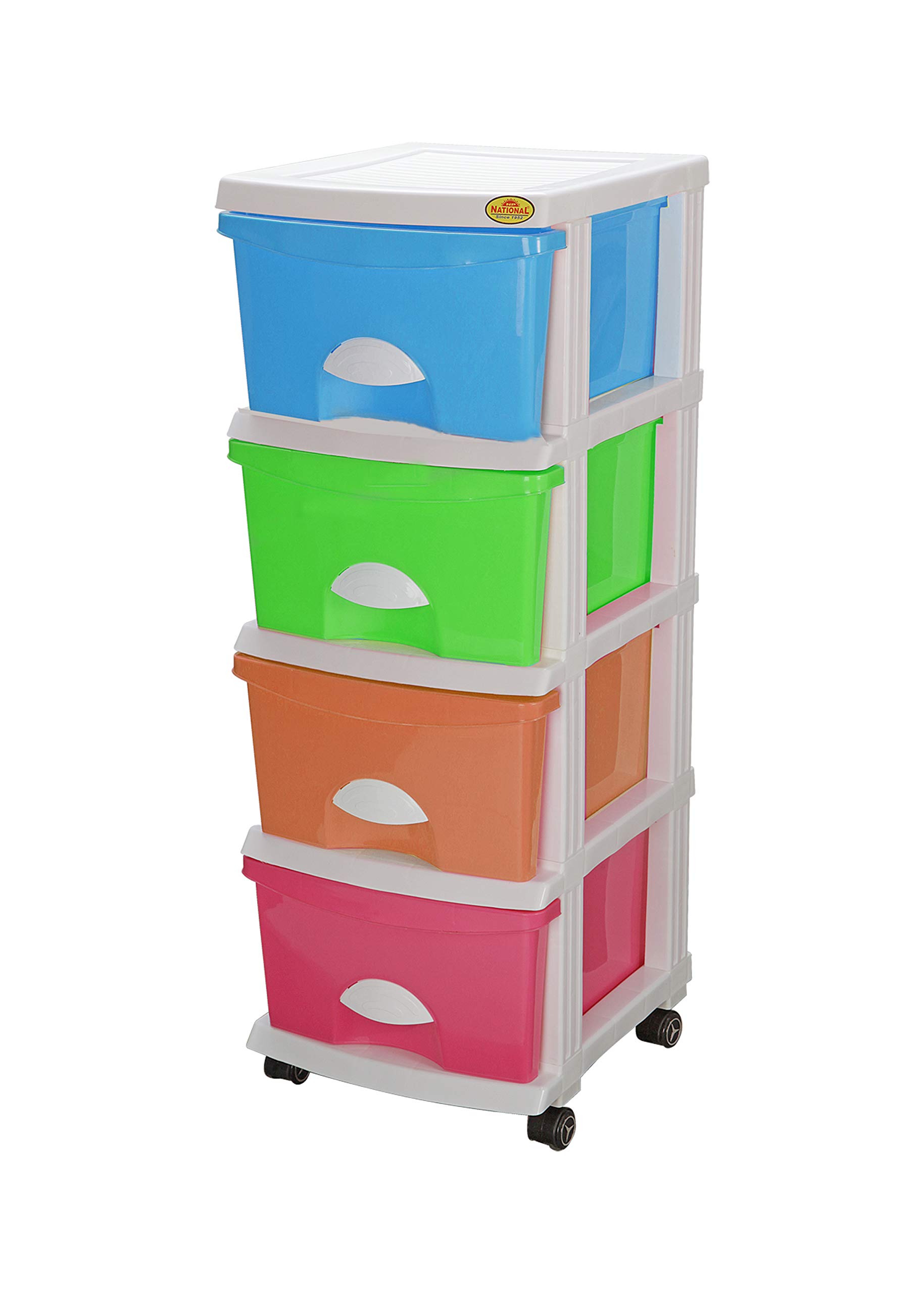 National Virgin Polypropylene Store It (4 Tier) - (745 X 385 X 345 Cm, Multi Colour)-image-16