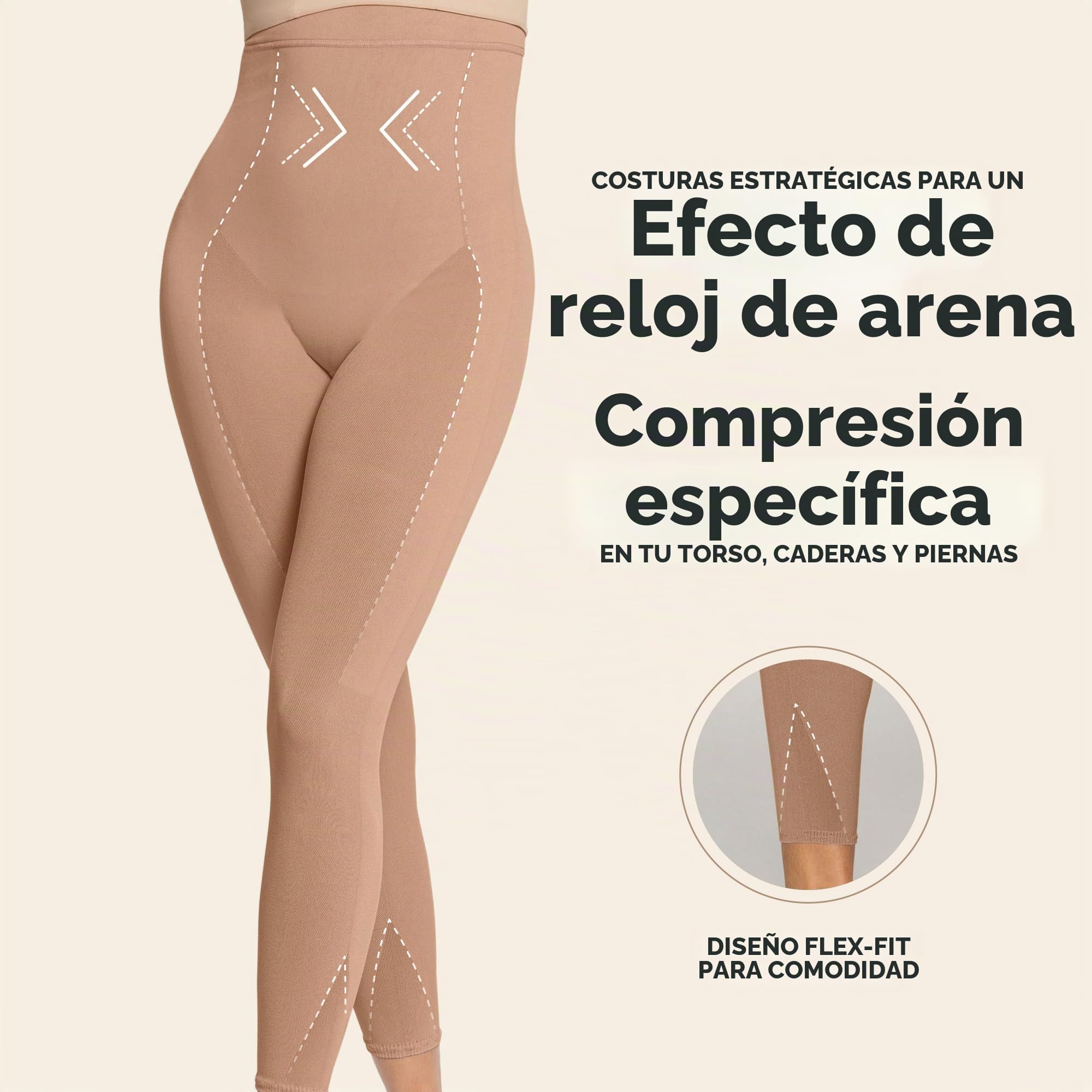 Leonisa Body Faja Pantalon Reductor Invisible Para Mujer - Fajas Antiroces